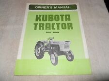 Kubota tractor owner for sale  Whitehall