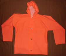 ELKA 033800 / MENS orange PVC hooded Light Work Jacket (Rain, Storm). Size: M na sprzedaż  PL