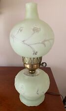 green white lamp floral for sale  Salisbury