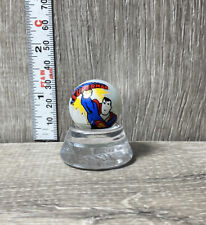 Superman Flying Logo 1 Inch GLASS MARBLE With Hogue Stand (MM) for sale  Shipping to South Africa
