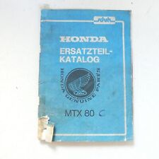 Honda mtx ersatzteilkatalog gebraucht kaufen  Deutschland