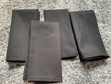 Black fabric napkins for sale  ELY