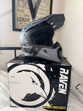 Raven helmet motorcross for sale  KING'S LYNN