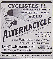 1923 rosengart alternacycle d'occasion  Expédié en Belgium