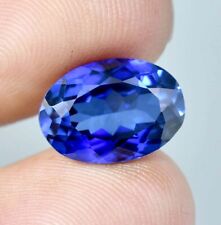 6,30 quilates azul real natural de Ceilán zafiro corte ovalado suelto piedra preciosa segunda mano  Embacar hacia Argentina