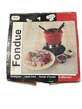 Cast Iron Fondue Set Imperial Houseware for sale  Shipping to South Africa
