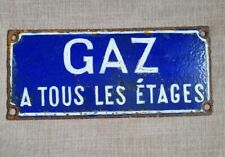Ancienne plaque émaillée d'occasion  Tonnay-Charente