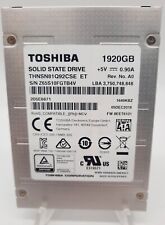 Used, Toshiba 1.92TB 2TB 2.5" SSD Hard Drive SATA THNSN81Q92CSE SSD Solid State Drive for sale  Shipping to South Africa