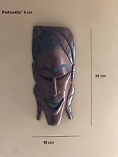 Maschera etnica legno usato  Frattamaggiore
