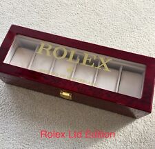 Rolex luxury wooden for sale  Shipping to Ireland
