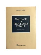 manuale procedura penale usato  Saronno