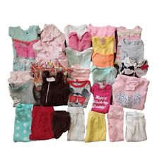 Roupas de bebê menina 0 6 meses lote de 30 calças camisa mista macacão vestido jaqueta comprar usado  Enviando para Brazil