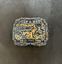 Trophy Rodeo Champion Belt Buckle Goat Tying for sale  Forney