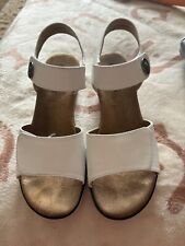 white wedge sandals for sale  LEEDS