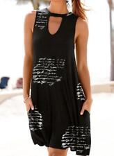 dress sleeveless black summer for sale  USA