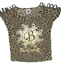 y2k Años 2000 Gyaru Leopardo Estampado Animal Top Camiseta L Japonesa Moda Callejera segunda mano  Embacar hacia Argentina