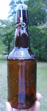 Vintage empty Ultenmunster Brauer Bier Beer  Bottle Porcelain Flip Top Stopper for sale  Shipping to Canada