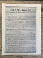 Election 1965 tract d'occasion  Bordeaux-