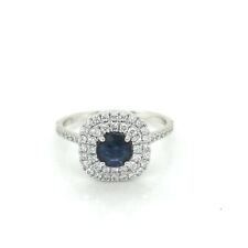 2.00 Ct Certified Natural Tanzanite Diamond Ring 14K Solid White Gold Ring for sale  Shipping to South Africa