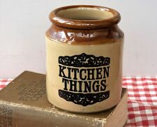Kitchen Storage jar Utensils Moira Vintage KItchenalia for sale  Shipping to South Africa