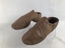 Zapatos de jazz sin cordones Balera B80 avellana baile niños talla 6 ADM - cuero marrón segunda mano  Embacar hacia Argentina