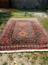 1890s Kashgaii Rug Blue Tribal Hand knotted Museum 7x10 Ft Collectible Vintage  for sale  Shipping to South Africa