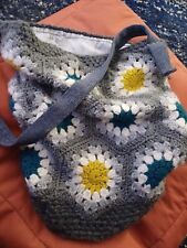 Crocheted lined bag for sale  CHESTER