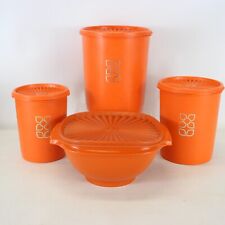 vintage tupperware orange bowl for sale  LEEDS