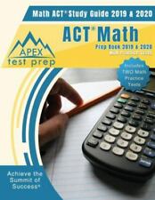act test math guides prep for sale  Aurora