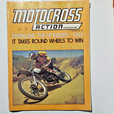 Revista de ação motocross OUTUBRO 1973 Carlsbad World MX 125cc Honda vs. Penton comprar usado  Enviando para Brazil