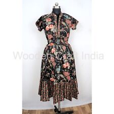 Party Wear Dress, Farewell Cotton Dress Boho Dress Beach Wear Midi Dress for sale  Shipping to South Africa