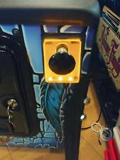 ORANGE Lighted Shooter Rod Plate Cover for SCARED STIFF pinball machine LED mod, used for sale  Kingsland