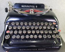 Vintage Remington Rand Remington 5 Portable Typewriter & Case C. 1945 for sale  Shipping to South Africa