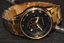 Used, Luxury POLICE Chronograph Quartz Black Dial Stainless Steel Band Men Wrist Watch for sale  Shipping to South Africa