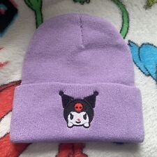 Kuromi embroidered beanie for sale  BARNSLEY