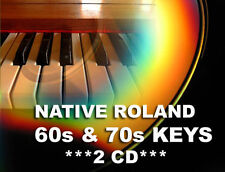 Roland Keyboard 60s & 70s CD from SR-JV80-08 expansion per XV 5080 Akai MPC-2000 for sale  Shipping to Canada