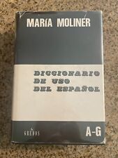 Diccionario de uso del español - 2 VOLS. - Maria Moliner - Muy buen estado segunda mano  Embacar hacia Argentina