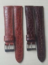 Cinturino Artigianale in stampa Coccodrillo 19mm. Leather Strap Calf Embossed... na sprzedaż  Wysyłka do Poland