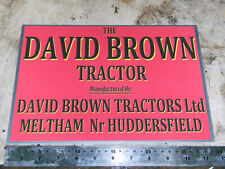 HOMEMADE DAVID BROWN TRACTOR  METAL SIGN TRACTORS CROPMASTER  900 850, used for sale  BASILDON