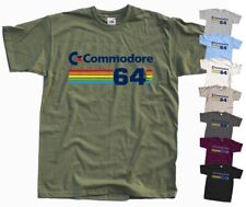 Usado, Camiseta Commodore 64 LOGO Negro Blanco Oliva Vintage Retro Computadora Tallas S-5XL segunda mano  Embacar hacia Argentina