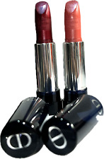 Used, x2 Dior Rouge Dior Couture Colour Refillable Lipstick Refill 3.5g, #466 & 873 for sale  Shipping to South Africa