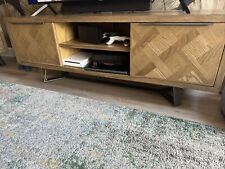 tv cabinet oak solid for sale  HASSOCKS