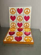 Conjunto de biqueira Jonathan Adler Peace & Love tic tac rosa e laranja comprar usado  Enviando para Brazil