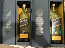 Whisky escocés Johnnie Walker etiqueta azul vacío 4 botellas 4 cajas 750 ml (coleccionable), usado segunda mano  Embacar hacia Argentina