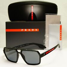 Óculos de sol polarizado preto Prada quadrado masculino designer PLC 01X PS01XS DG0-02G comprar usado  Enviando para Brazil