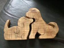 Wooden carvings dogs for sale  MANCHESTER