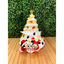 "Decoración infantil iluminada de árbol de Navidad blanco de los parques Disney Mickey Minnie 10" segunda mano  Embacar hacia Argentina