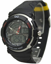 Q&Q by Citizen M012J002Y relógio masculino digital analógico pulseira de resina preta SEM CAIXA comprar usado  Enviando para Brazil