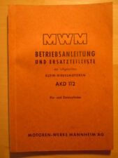 Mwm akd 112 gebraucht kaufen  Wiesloch