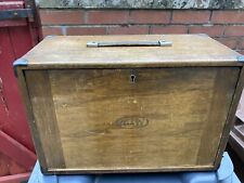Used, Vintage Moore & Wright Wooden Engineers Tool Makers Cabinet ~Workshop Tool Chest for sale  NELSON